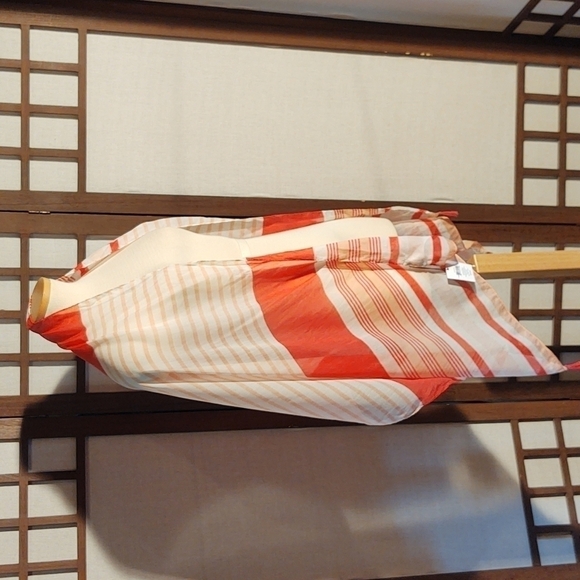 Mark & Hall Pink Striped Scarf NWT - Picture 3 of 6